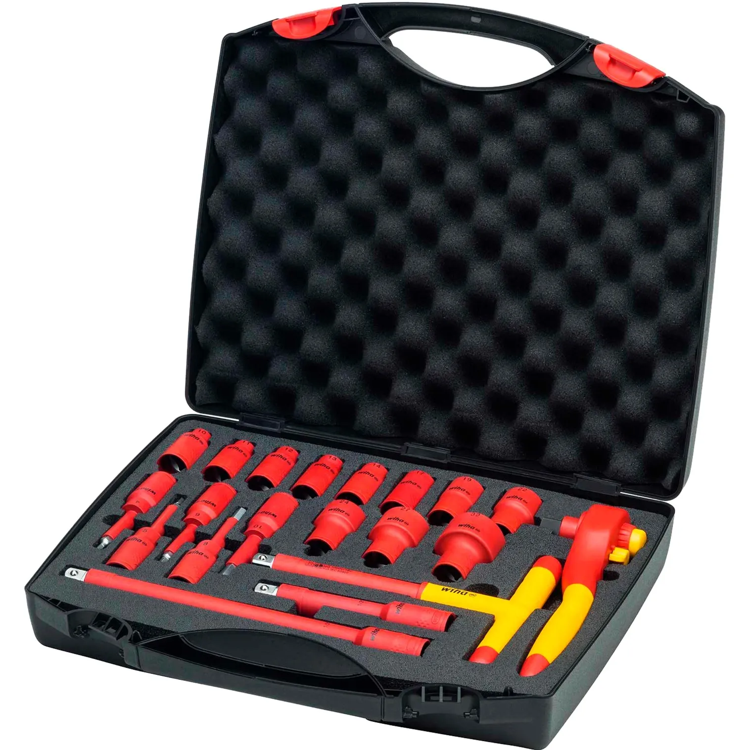 Set di chiavi a cricchetto isolate, 1/2", chiave combinata - immagine 1