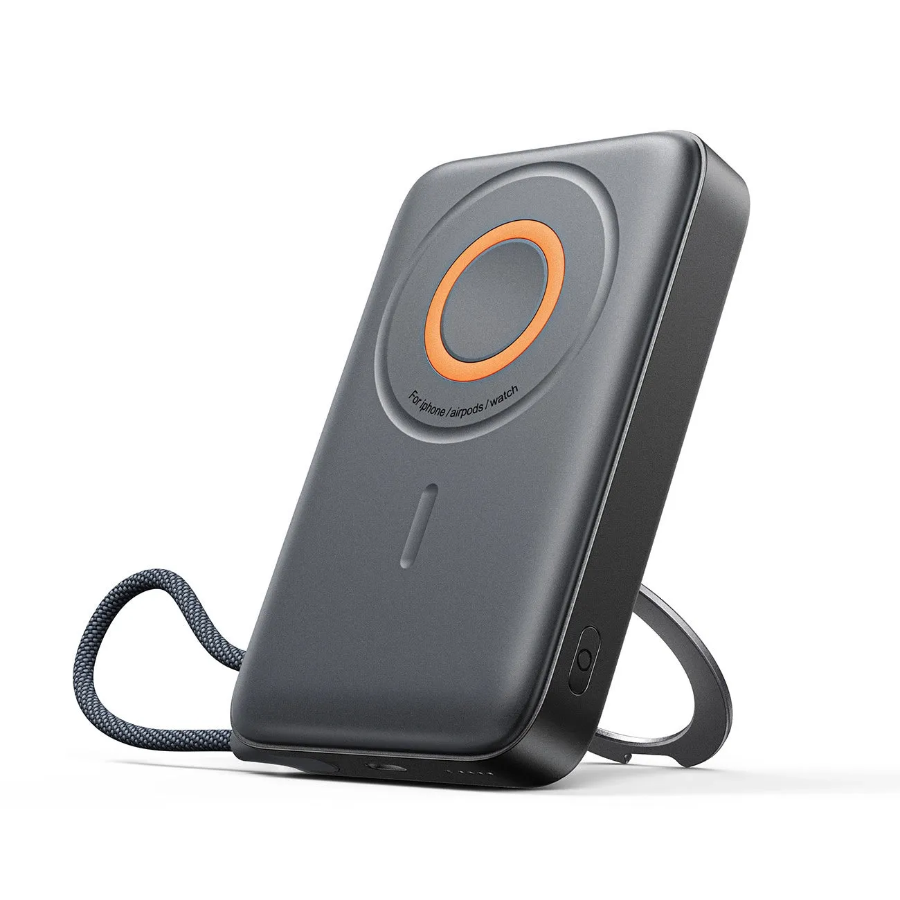 Batteria Esterna Wireless Joyroom JR-PBM02, 10000mAh, 22.5W, PD + FQI, 1 x QI - 2 x USB-C, Nera - immagine 1