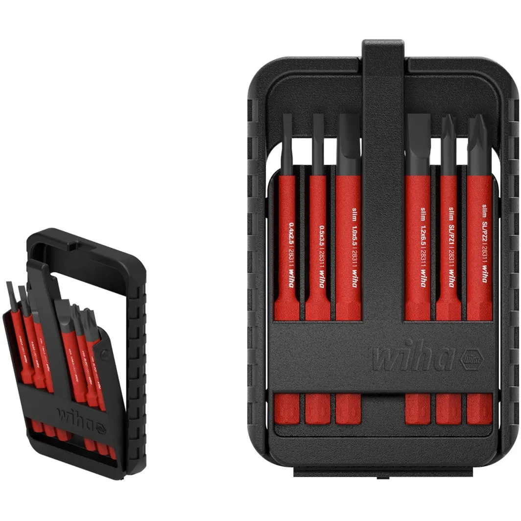 Set di punte slimBit electric, esagonale tondo, Set di bit - immagine 1