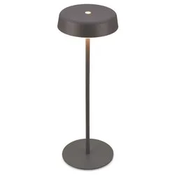 Lampada tavolo TABLE LAMPS Antracite (1 luce - 200 Lumen - 2 W - Bianco caldo) (IP44) (13x36,5cm) BT10035 - immagine 1