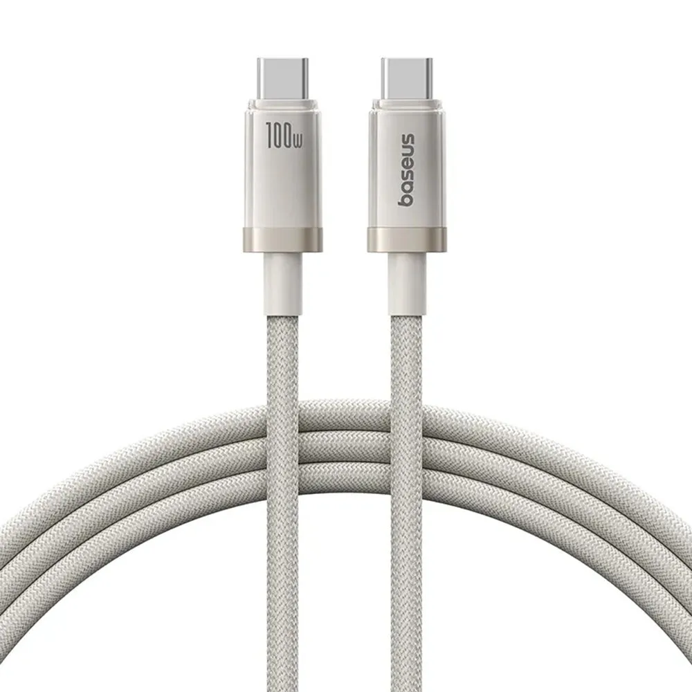 Cavo Dati e Ricarica USB-C - USB-C Baseus Titanium, 100W, 1m, Argento P10378100G21-00 - immagine 1