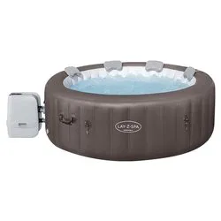 Spa idromassaggio Dominica HydroJet gonfiabile Wi-Fi (196x71cm) 4 - 6 persone LAY Z SPA Marrone 6001S - immagine 1