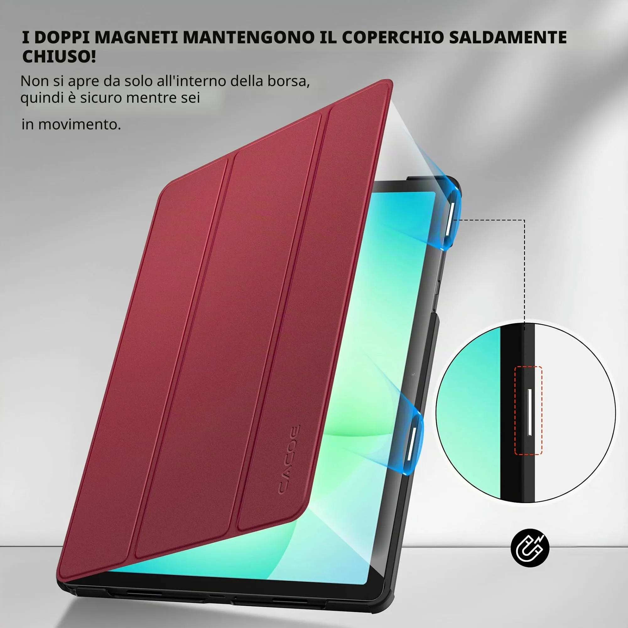 CACOE Cover Compatibile con Samsung Galaxy Tab A11+ Plus / A9+ 11 2025 - immagine 4