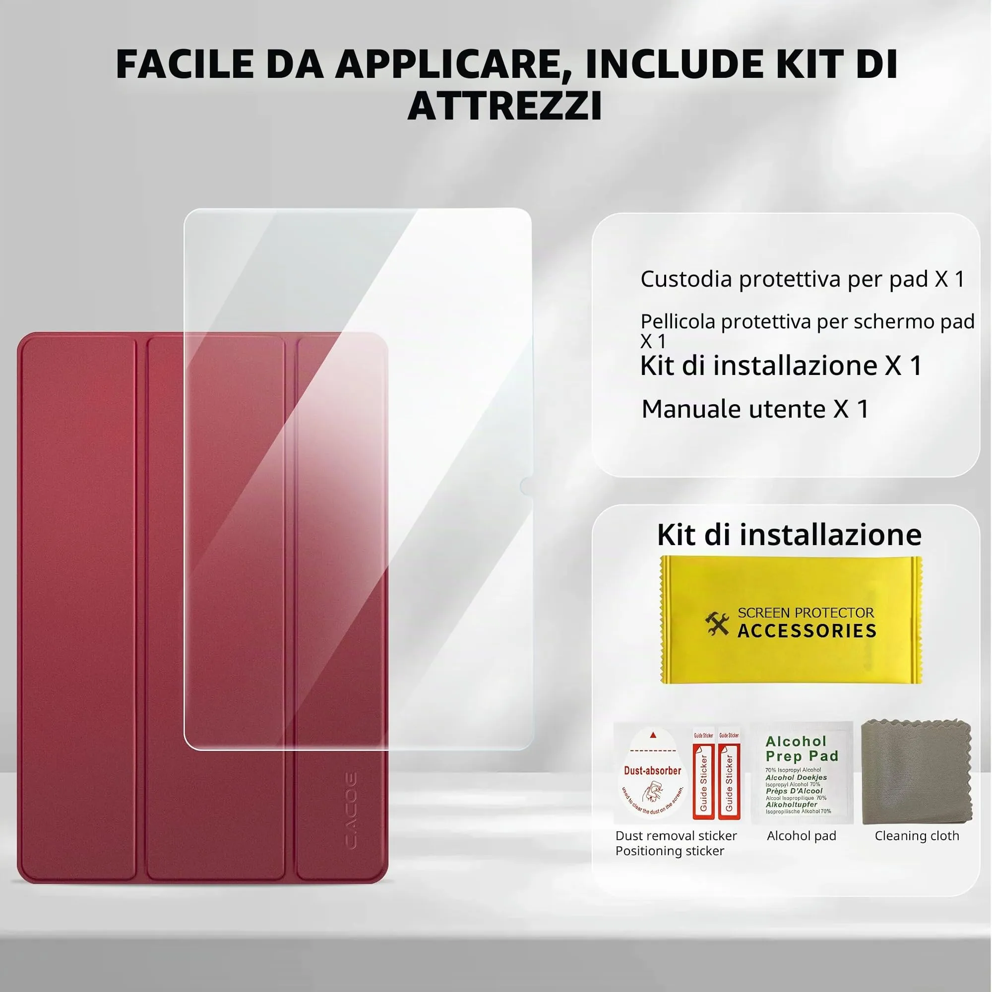 CACOE Cover Compatibile con Samsung Galaxy Tab A11+ Plus / A9+ 11 2025 - immagine 8
