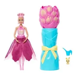 Bambola Flower Reveal Tulipano Rosa (30cm) BARBIE JMF57 - immagine 1