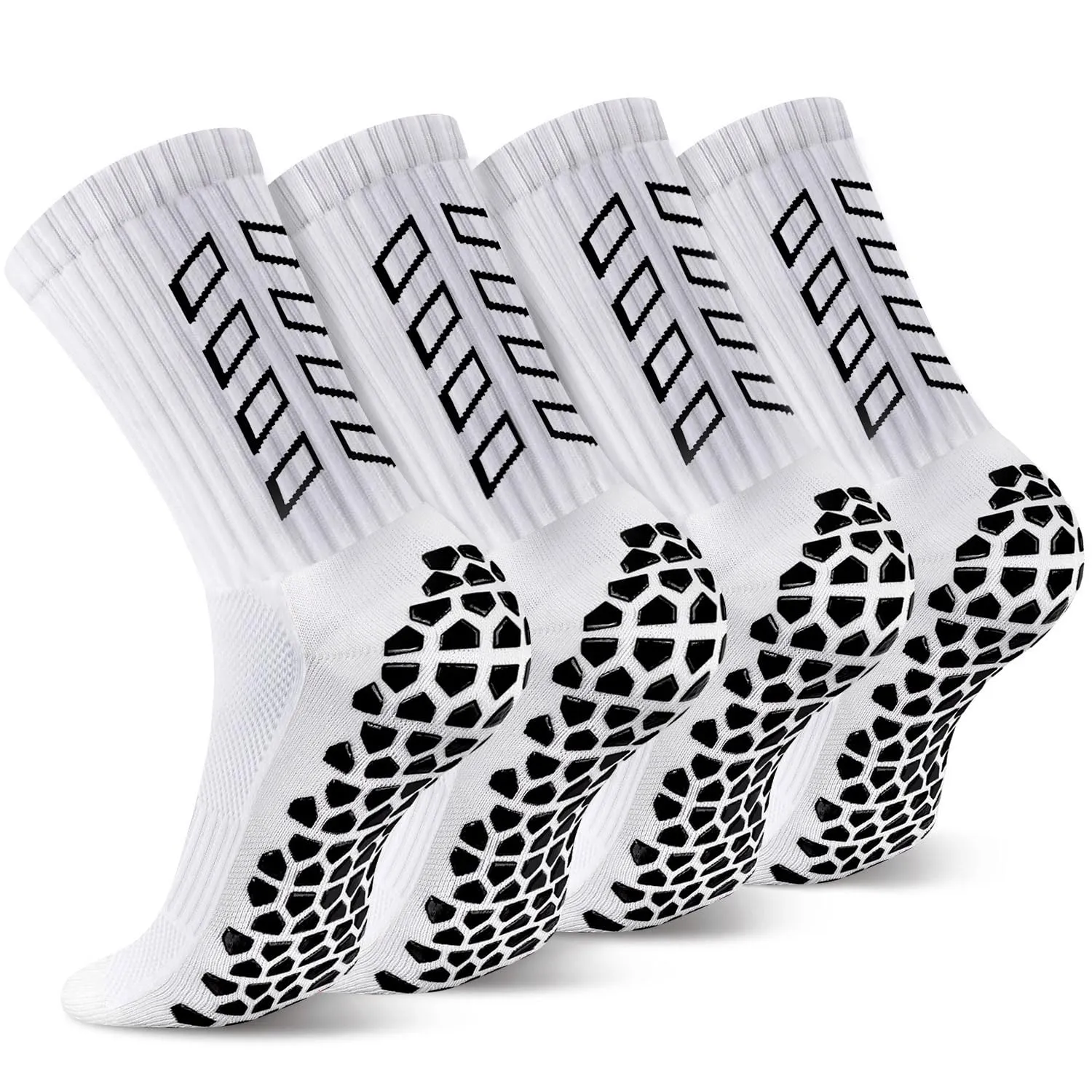 Calze Antiscivolo Calcio Uomo 37-45 Calzini Grip Socks per Football Running - immagine 1