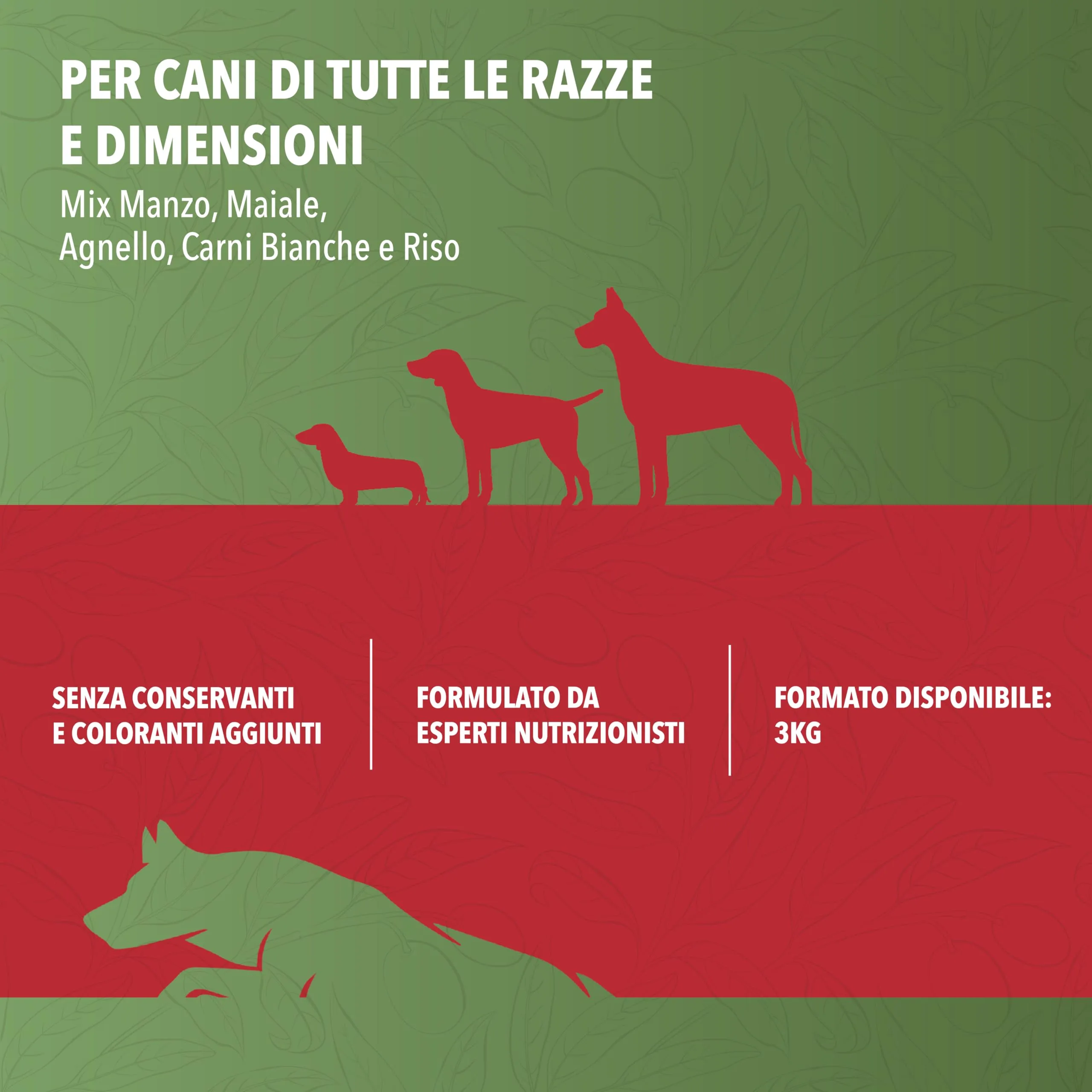 TerComposti - Triplo Pet Food Mix Manzo, Maiale, Agnello, Carni Bianche e Riso, 3kg x4, Ideale per Cani Adulti e Cuccioli, Pelo Lucido, Cibo Secco Nutriente e Bilanciato, con Estratto di Olivo - immagine 4
