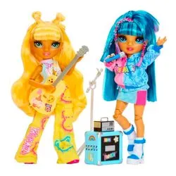 Bambola Junior High Rockband Fashion Dolls (23cm) RAINBOW HIGH Assortito 565192 - immagine 1