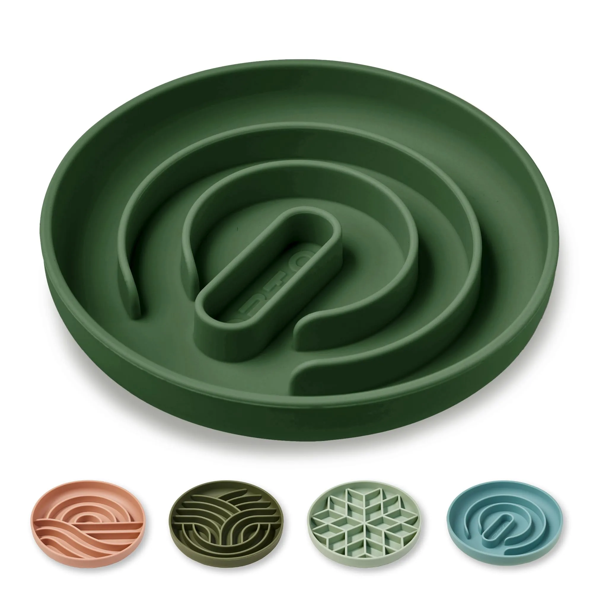 OHMO Ciotola per cani Slow Feeder, 18,5 cm, tappetino per leccare cani - immagine 1