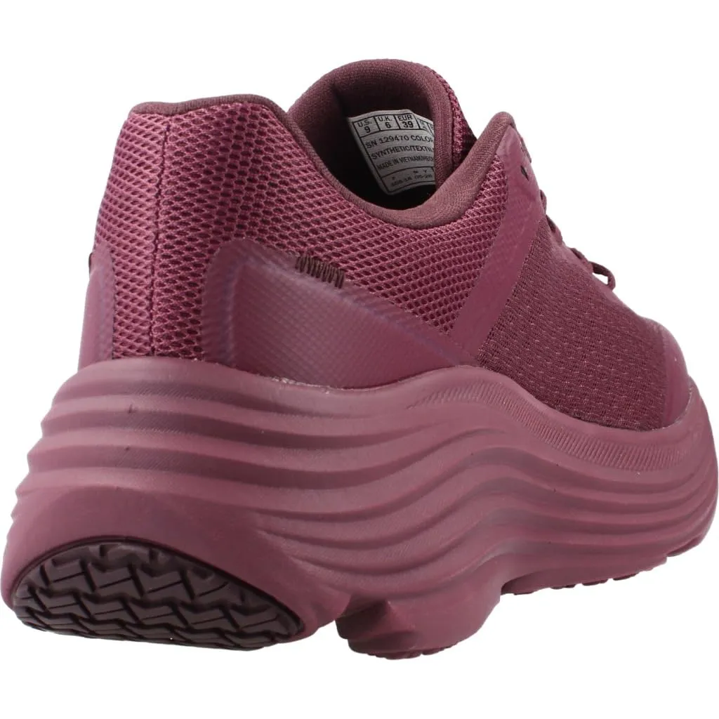 Skechers Donna Max Cushioning Endeavour Canova Trainers, Burgundy Synthetic, 37 EU - immagine 3