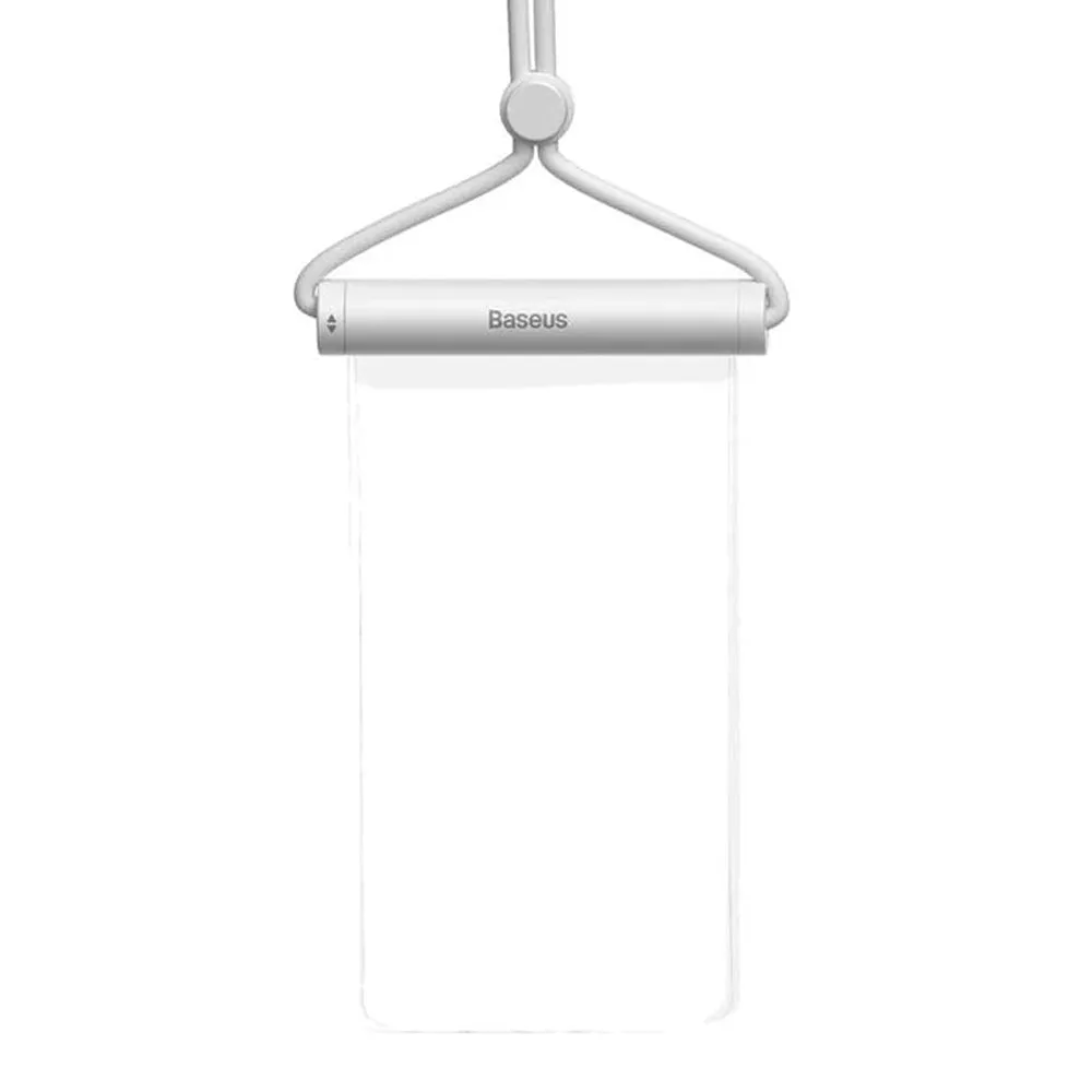 Custodia Universale Waterproof per Telefono, Baseus, AquaGlide Cylindrical, Bianca P60263701213-00 - immagine 1