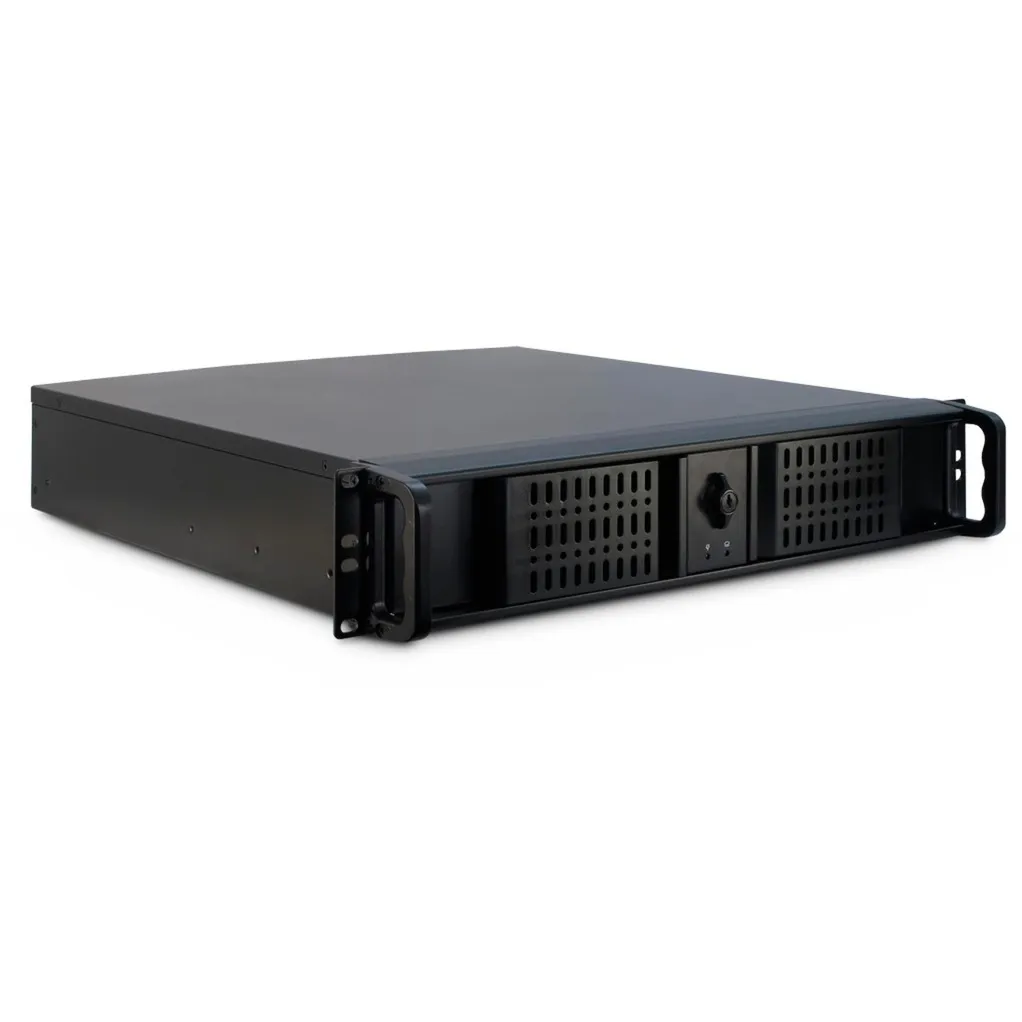 2U-2098-SK Supporto Nero, Server case - immagine 1