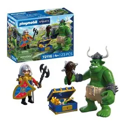 Troll con tesoro dei Cavalieri ( 23 pz ) KNIGHTS 4-10a 72116 - immagine 1