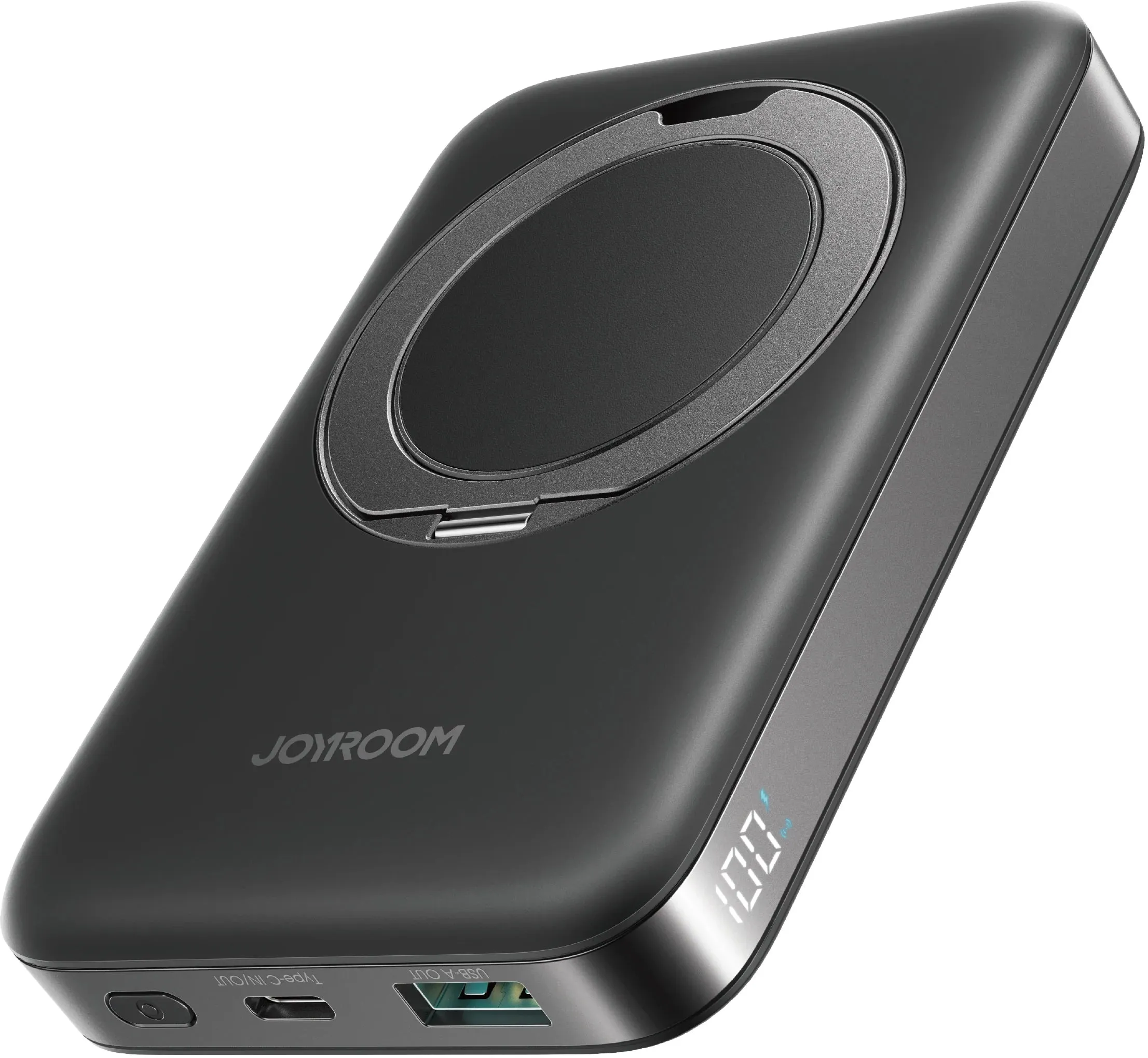 Batteria Esterna Wireless Joyroom JR-PBM12, 10000mAh, 22.5W, QC + PD + FQI, 1 x QI - 1 x USB-A - 1 x USB-C, Nera - immagine 1
