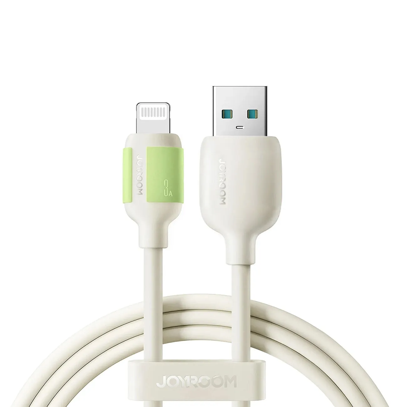 Cavo Dati e Ricarica USB-A - Lightning Joyroom S-A53, 18W, 1.2m, Beige - immagine 1