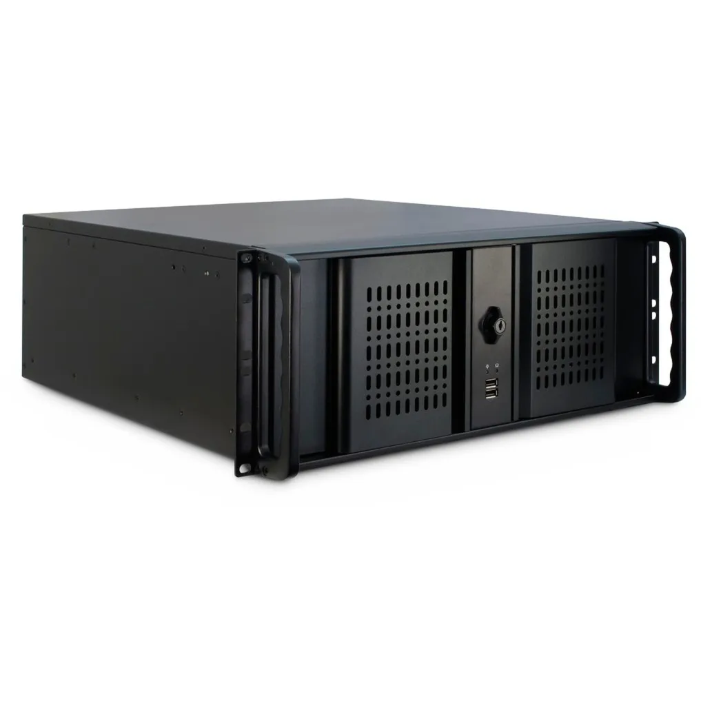 4U-4098-S Supporto Nero, Server case - immagine 1