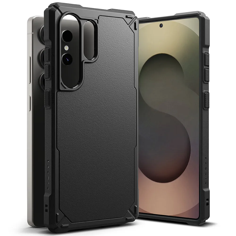 Custodia per Samsung Galaxy S25 Ultra S938, Ringke, Rugged Gear, Nera - immagine 1