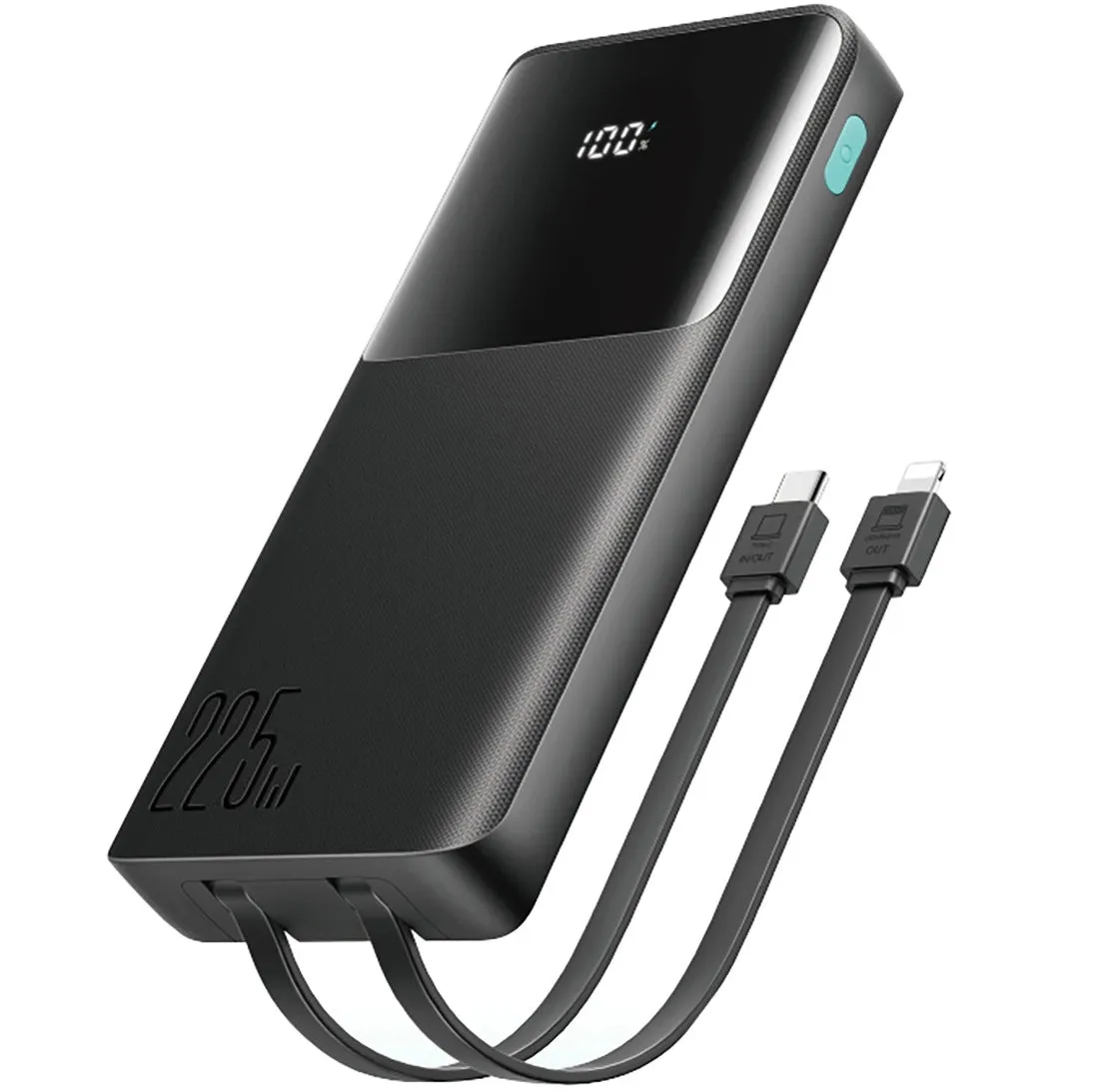 Batteria Esterna Joyroom JR-PBF19, 10000mAh, 22.5W, QC + PD, 1 x Lightning - 1 x USB-A - 2 x USB-C, Nera - immagine 1