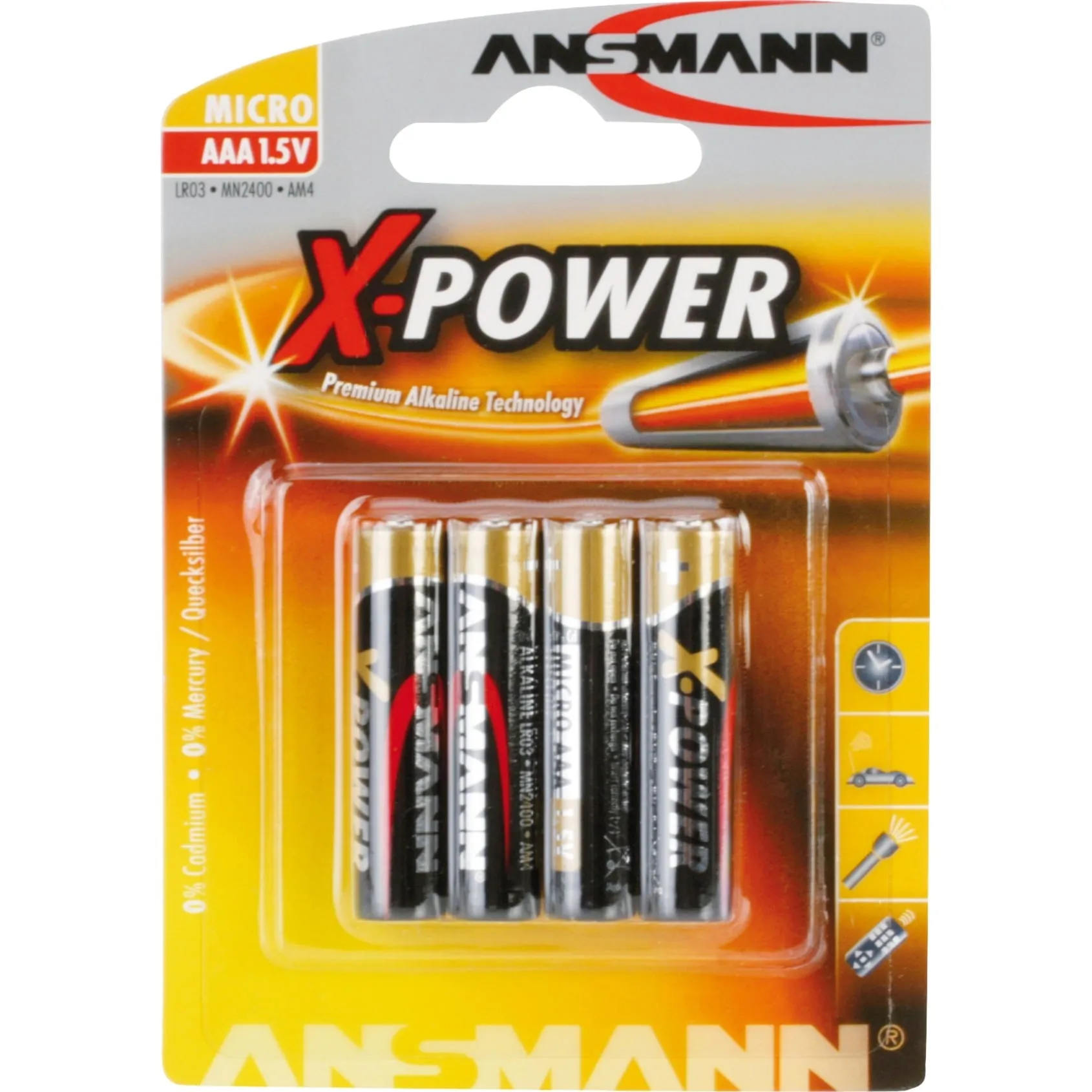 Micro / AAA / LR03 Batteria monouso Mini Stilo AAA Alcalino - immagine 1