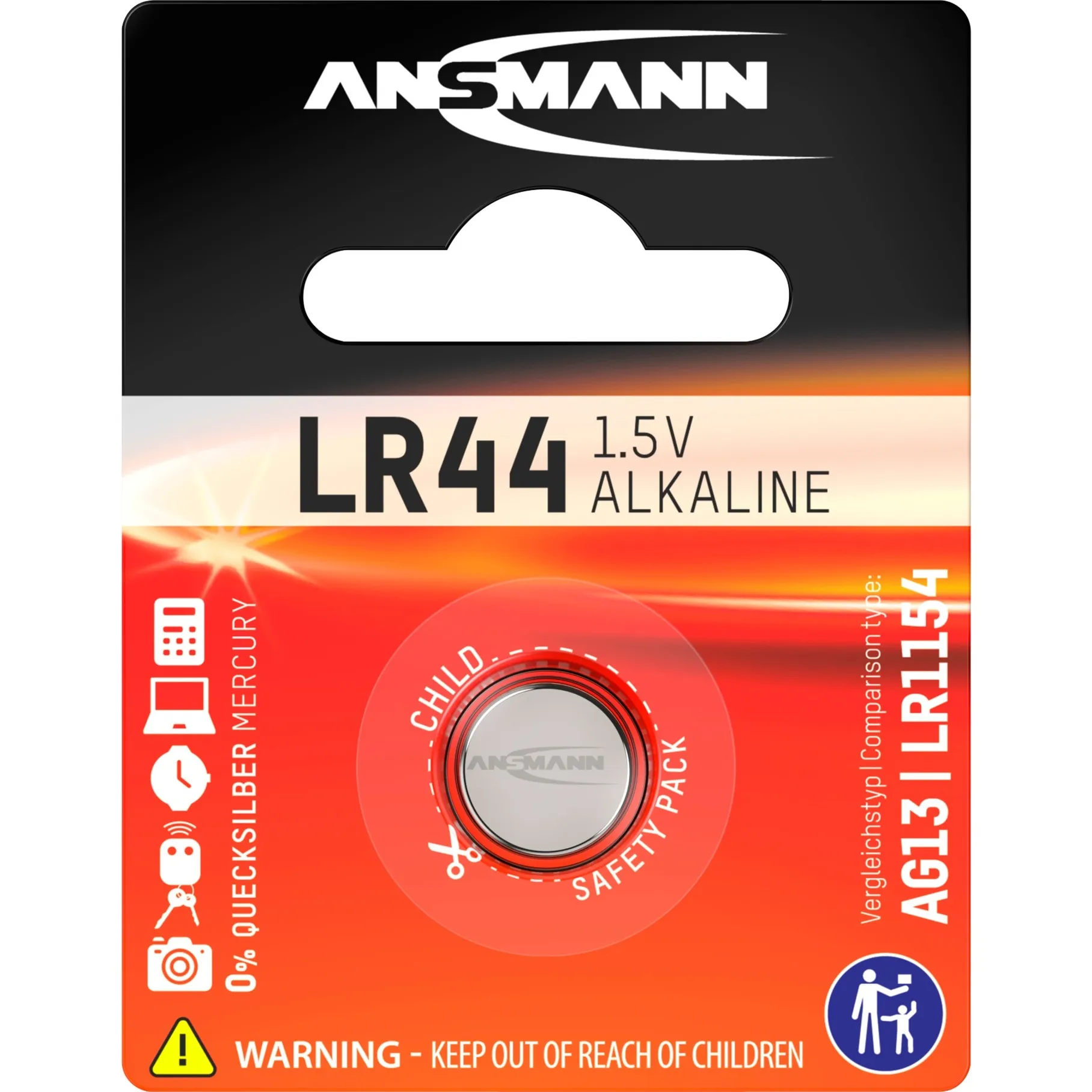 Alkaline Battery LR 44 Batteria monouso Alcalino - immagine 1
