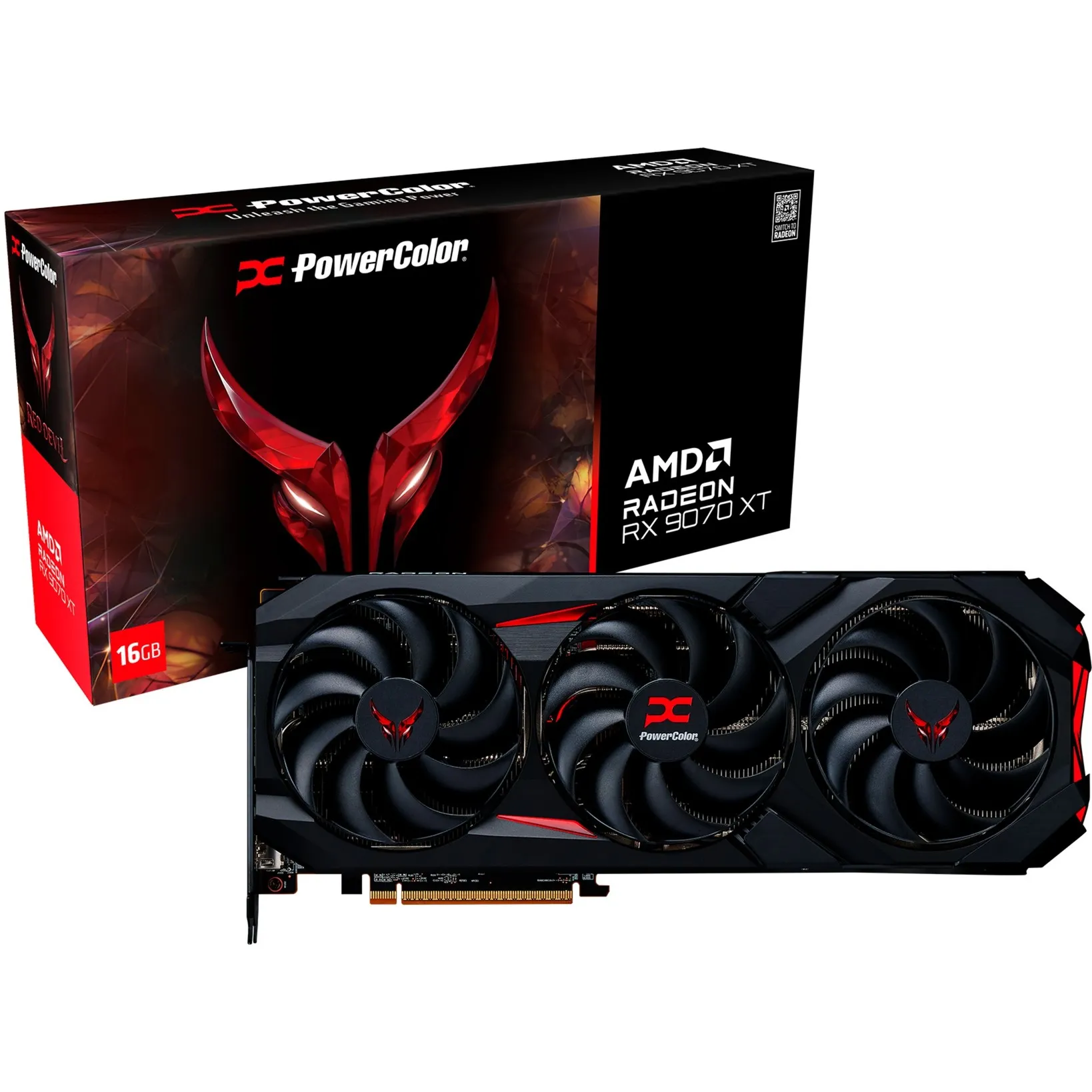 Radeon RX 9070 XT Red Devil 16GB OC, Scheda grafica - immagine 1