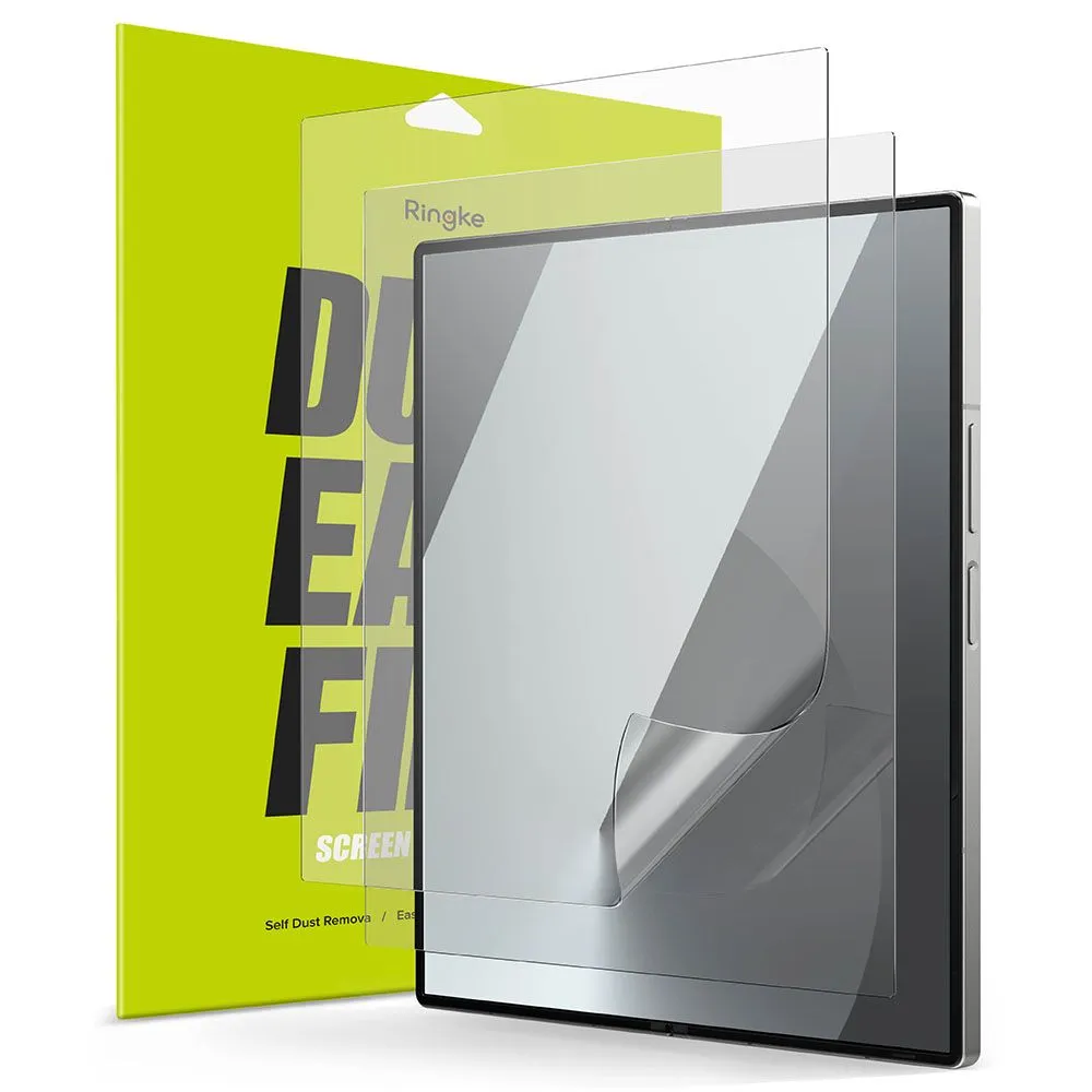 Pellicola protettiva interna per schermo Ringke Dual Easy per Samsung Galaxy Z Fold6 F956, Plastica, Set 2 pezzi - immagine 1