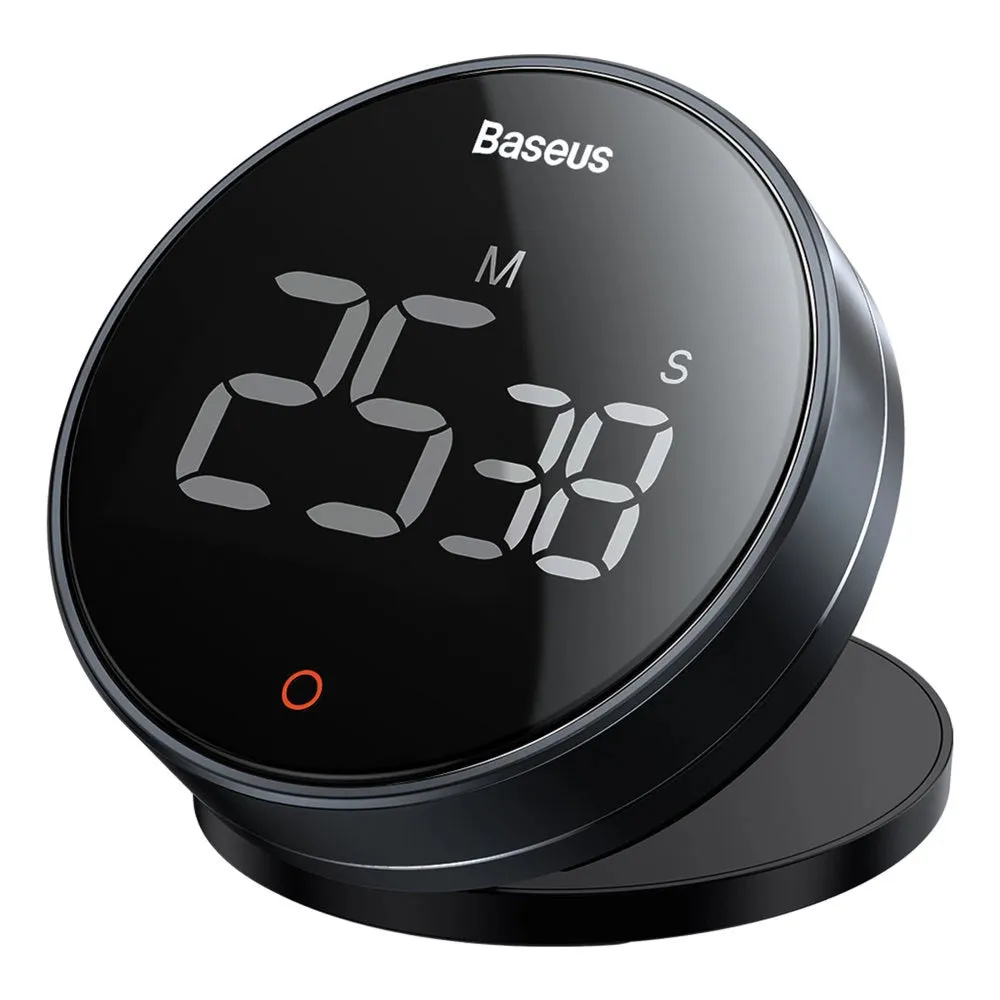 Timer Temporizzatore Baseus Heyo Rotation Pro, Nero FMDS000013 - immagine 1