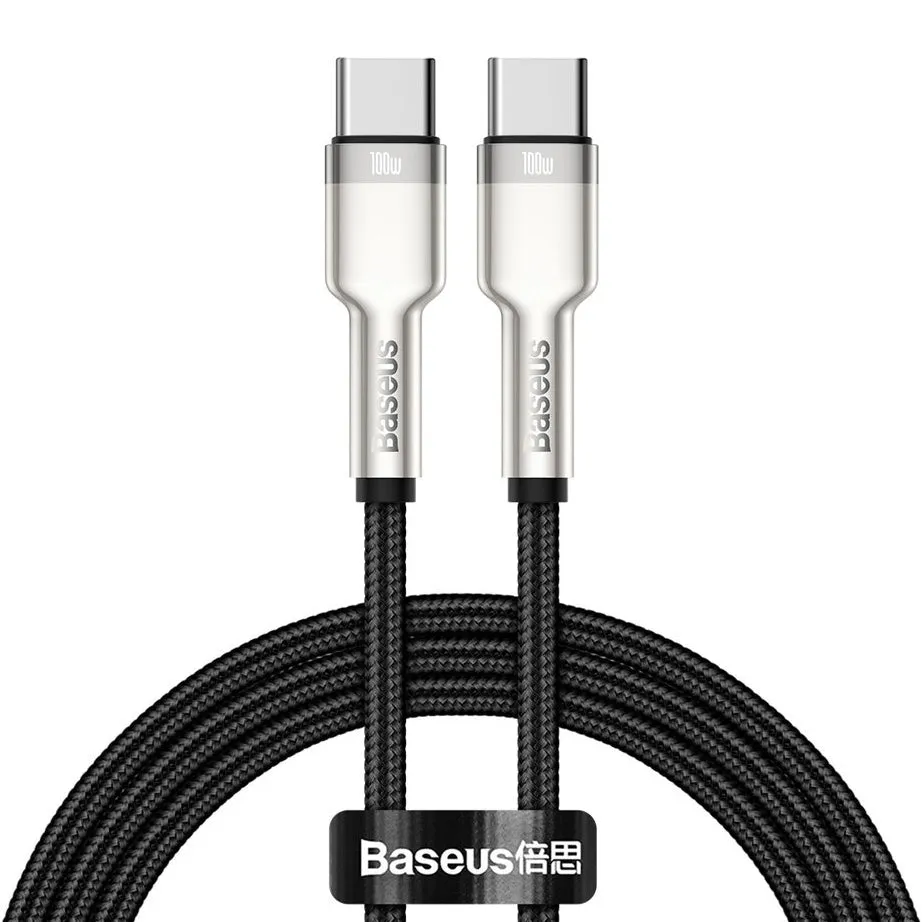 Cavo Dati e Ricarica USB-C - USB-C Baseus Cafule, 100W, 2m, Nero CATJK-D01 - immagine 1
