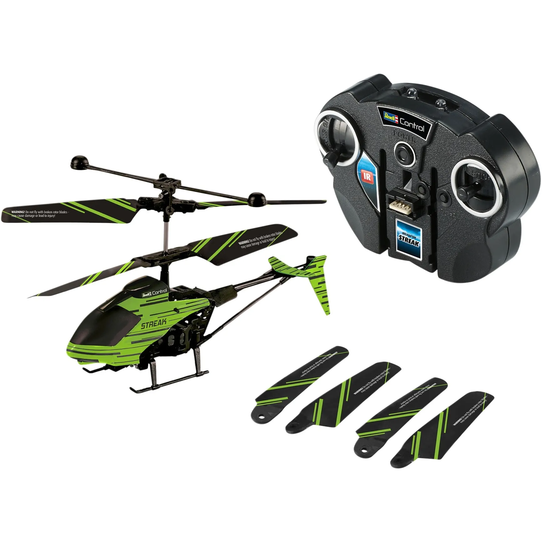 Glow in the Dark Heli "STREAK", RC - immagine 1