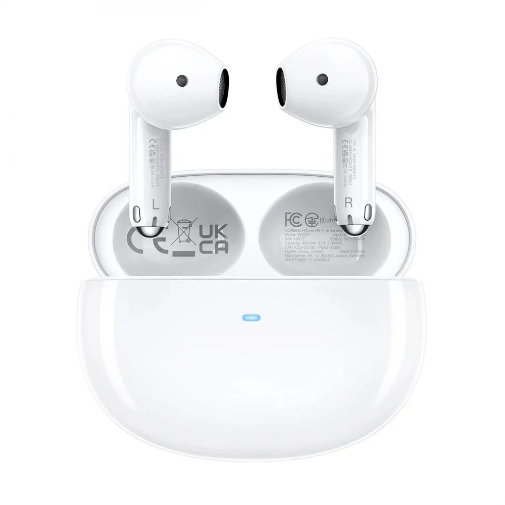 Auricolare Bluetooth UGREEN HiTune H5 WS201, TWS, Bianco - immagine 1