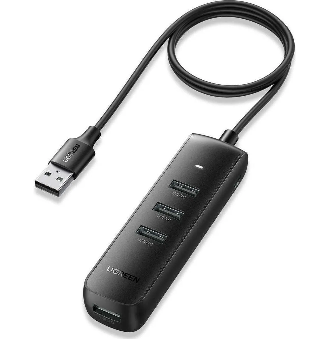 Hub USB UGREEN CM416, 4 x USB-A 3.0, 1m, Nero - immagine 1