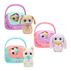 Cucciolo Just Born Puppy con trasportino (11cm) BABY PAWS Assortito 923461 - immagine 1
