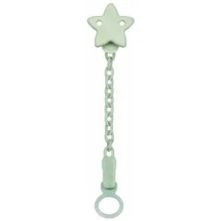 Porta succhietto Easy clip con catenella Verde 00040852400000 - immagine 1