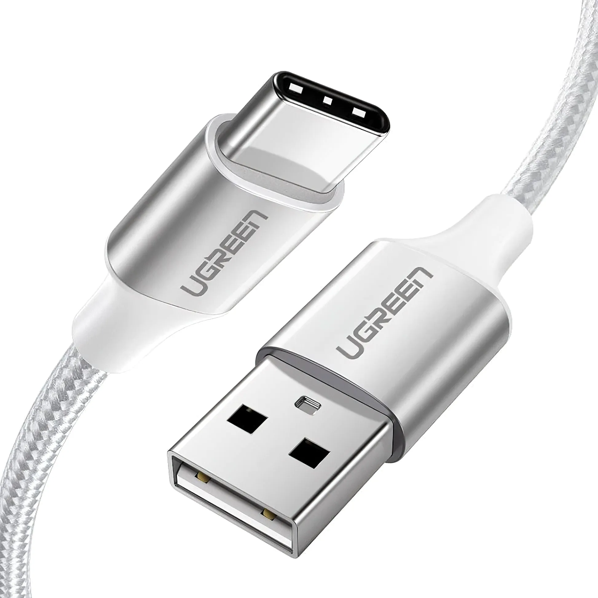 Cavo Dati e Ricarica USB-A - USB-C UGREEN US288, 18W, 1m, Bianco - immagine 1