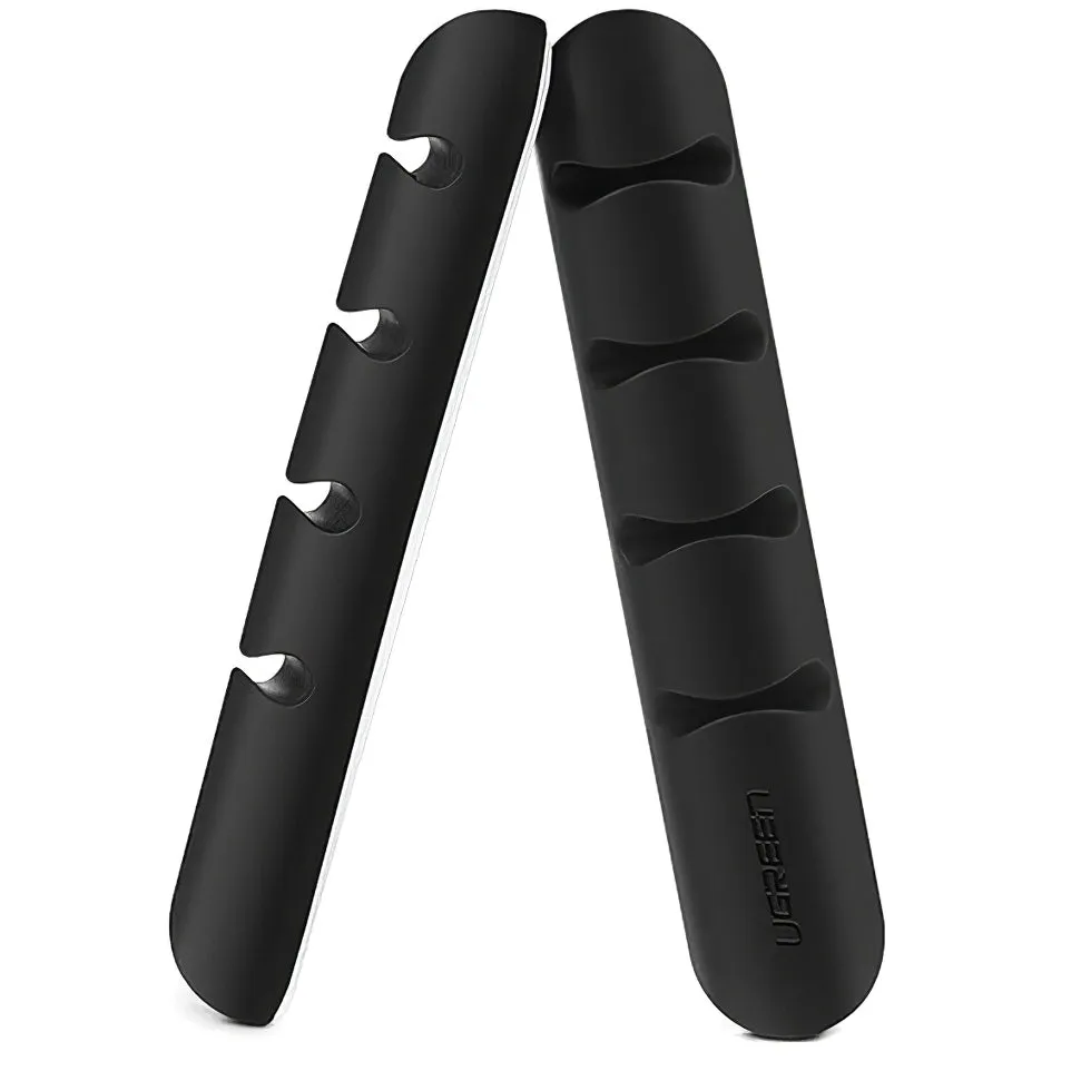 Organizzatore Cavi UGREEN, Set 2 pezzi, Nero - immagine 1
