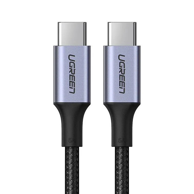 Cavo Dati e Ricarica USB-C - USB-C UGREEN US316, 100W, 2m, Grigio - immagine 1