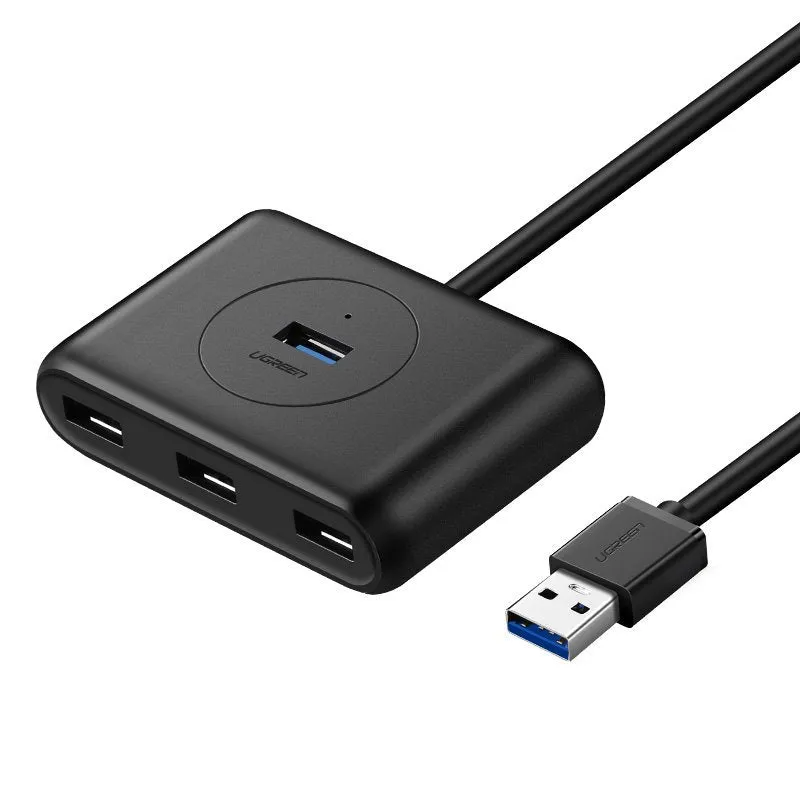 Hub USB UGREEN CR113, 4 x USB-A 3.0, 1m, Nero - immagine 1