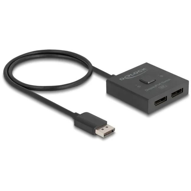 Switch DisplayPort 2 > 1 bidirezionale 8K, Interruttore di DisplayPort - immagine 1