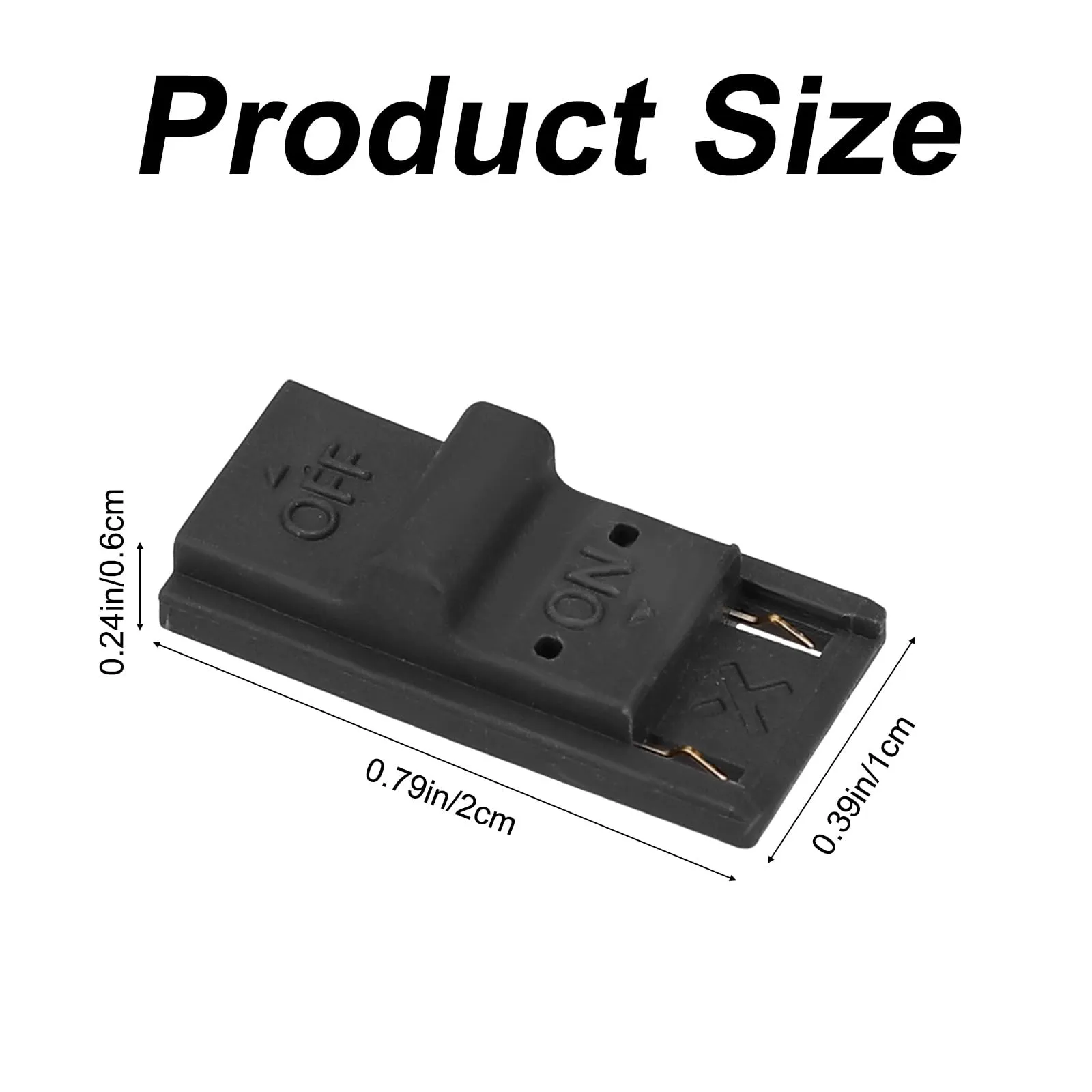 Clip Attrezzo RCM, Compatibile con Switch Console Clip Dima RCM in Plastica Accessori Modalità Recupero Switch Attrezzo Cortocircuito (Nero) - immagine 2