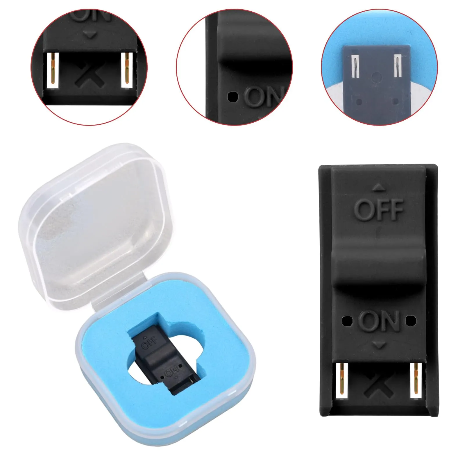 Clip Attrezzo RCM, Compatibile con Switch Console Clip Dima RCM in Plastica Accessori Modalità Recupero Switch Attrezzo Cortocircuito (Nero) - immagine 4