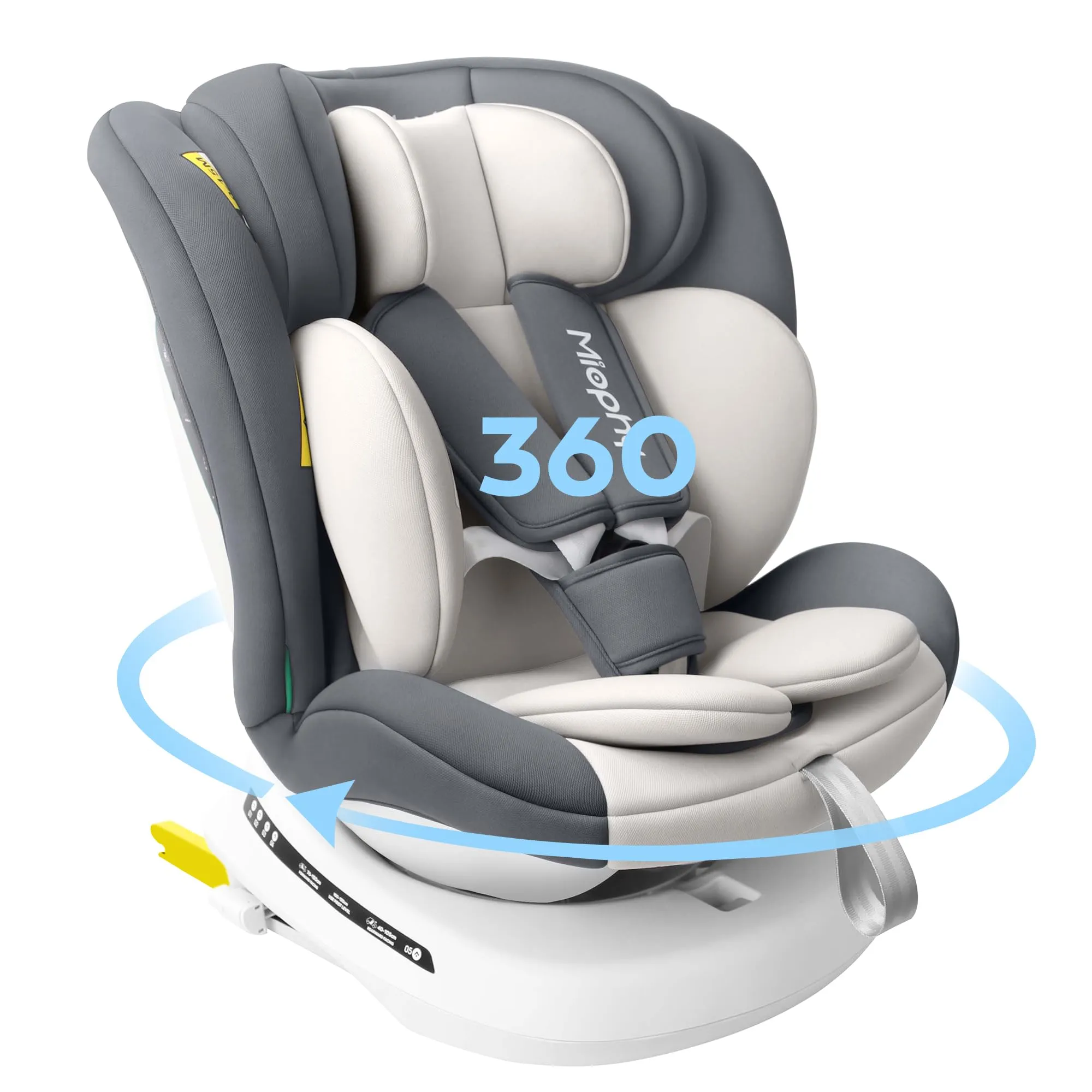 Miophy 360 Girevole I-size Seggiolino Auto Isofix, 40-150 cm, 0-12 anni - immagine 1