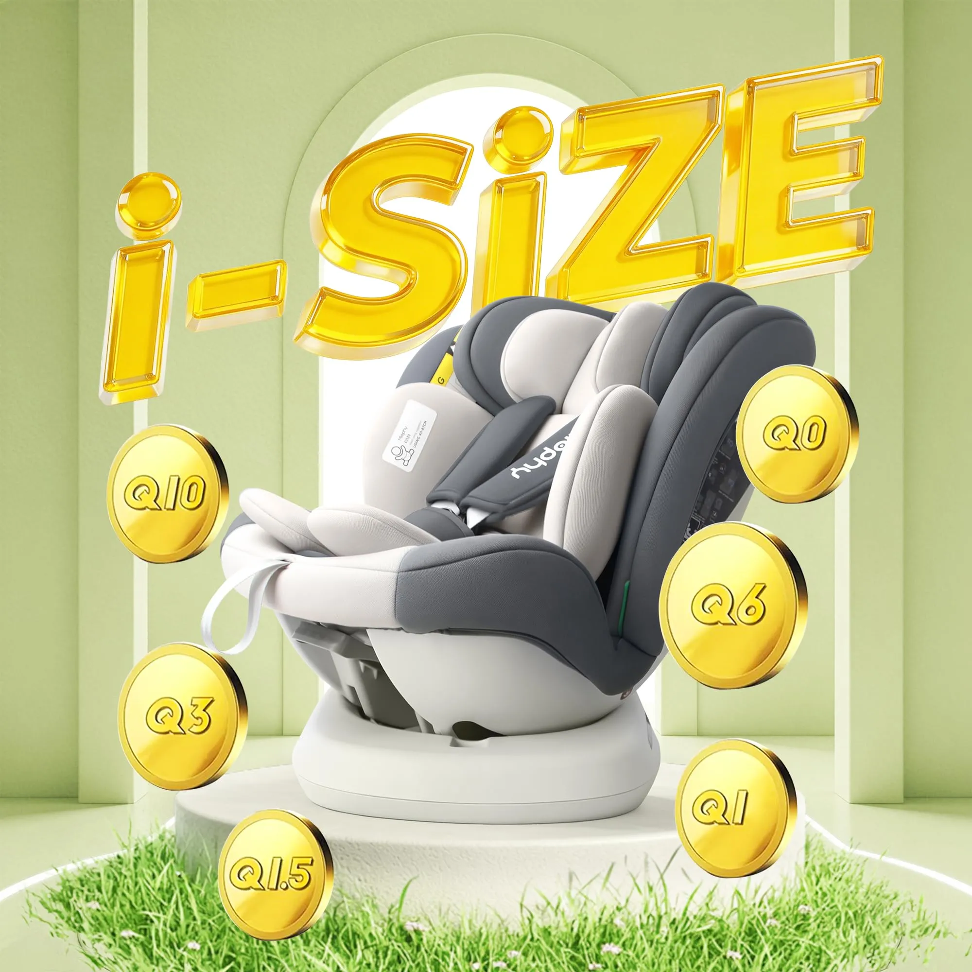 Miophy 360 Girevole I-size Seggiolino Auto Isofix, 40-150 cm, 0-12 anni - immagine 6