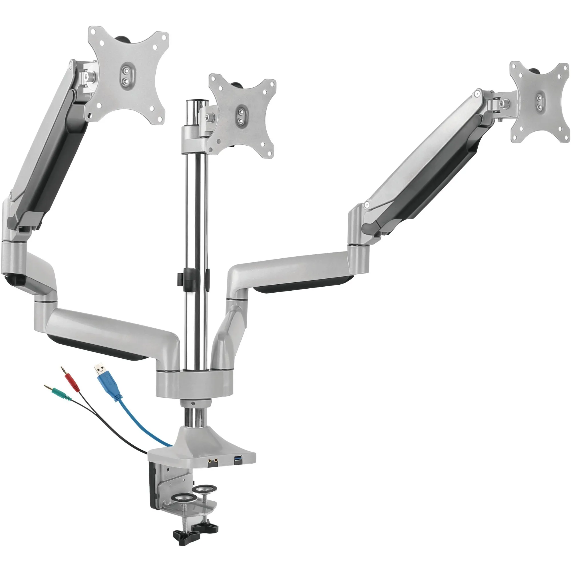 IB-MS505-TI 81,3 cm (32") Scrivania Nero, Argento, Base per monitor - immagine 1