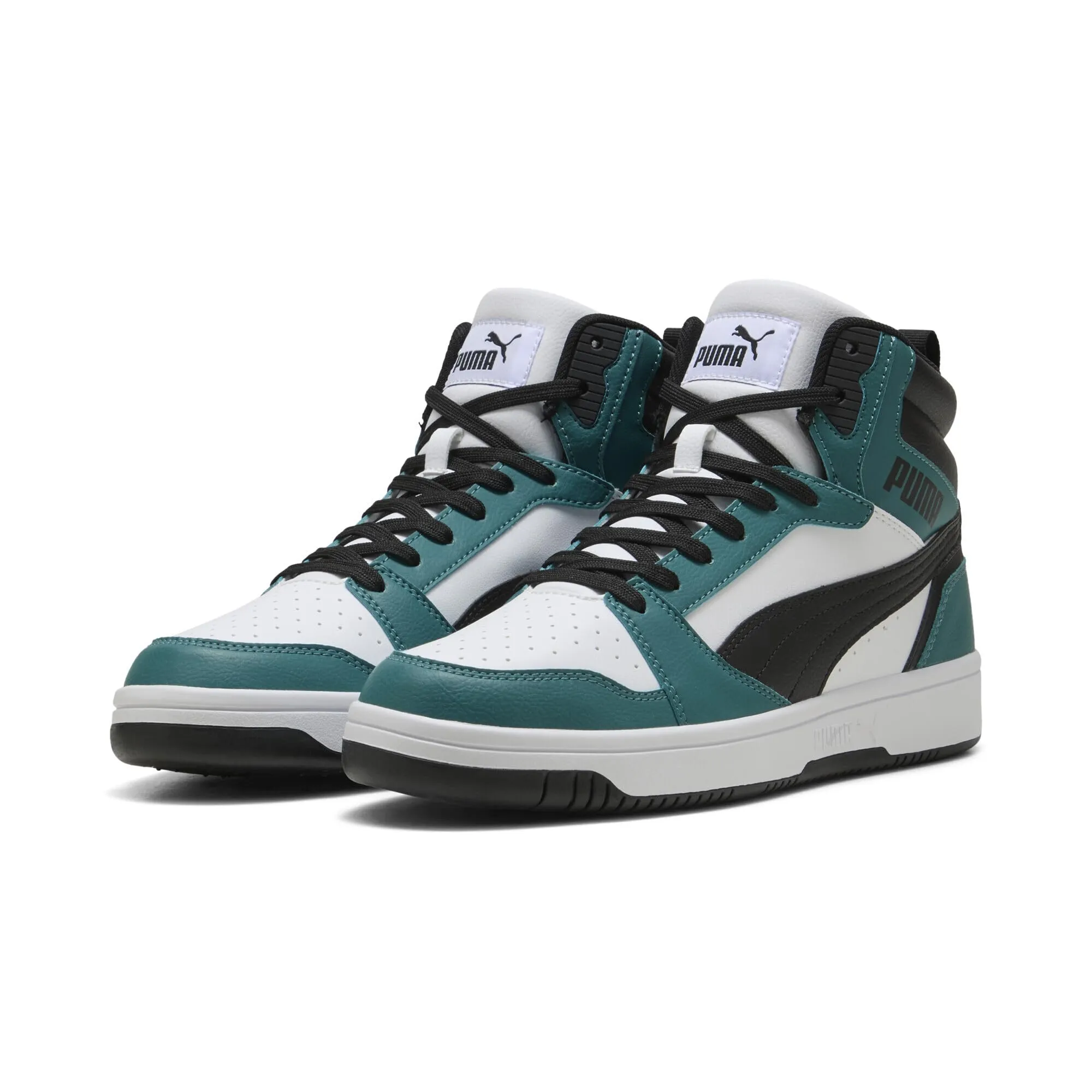 PUMA Sneakers Rebound 44, Emerald Ice Black White Green - immagine 1
