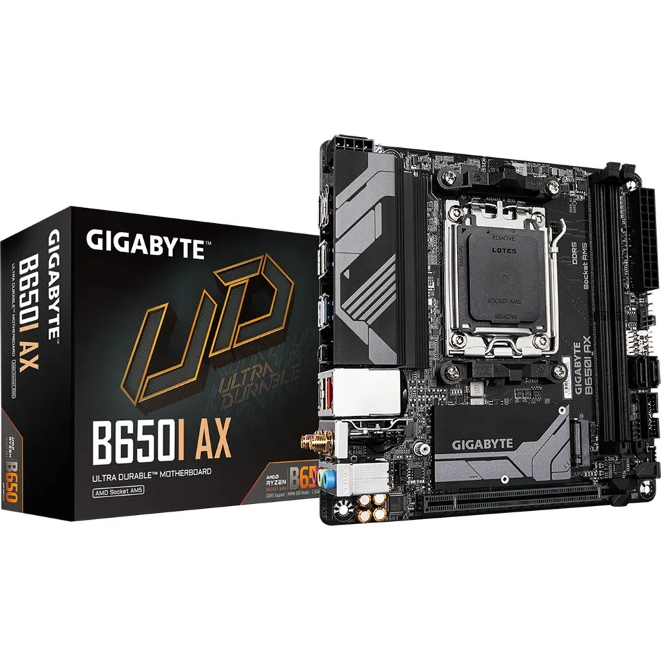 B650I AX Scheda madre - AMD Ryzen serie 9000, VRM a 5+2+1 fasi, fino a 6400 MHz DDR5 (OC), 1xPCIe 4.0 M.2, LAN 2,5 GbE, WIFI 6E, USB 3.2 Gen 2 - immagine 1