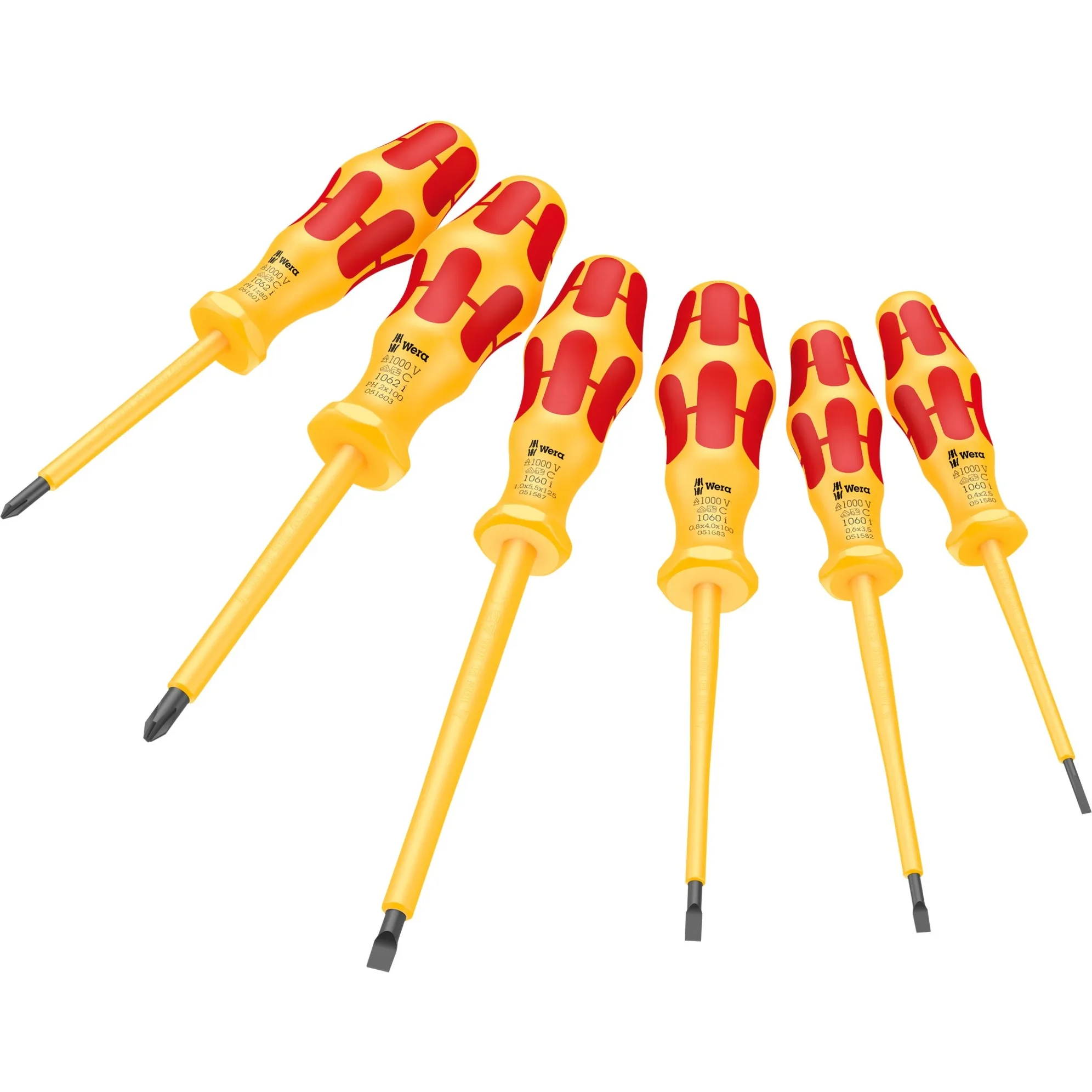 1060 i/1062 i/6 Set di cacciaviti Kraftform VDE, Cacciavite - immagine 1