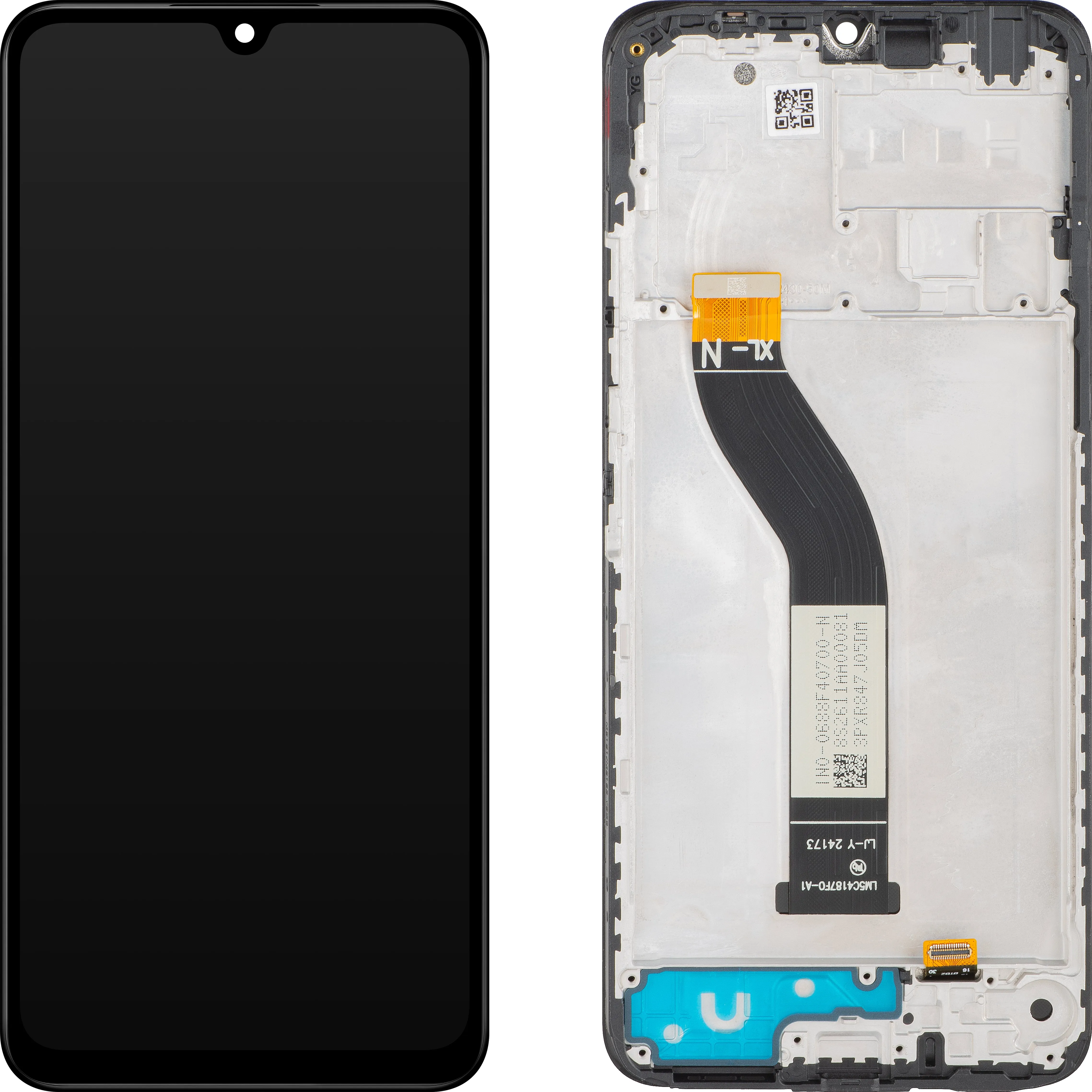 Display con Touchscreen MP compatibile con Xiaomi Poco C75 / Redmi 14C, con Cornice, Nero - immagine 1