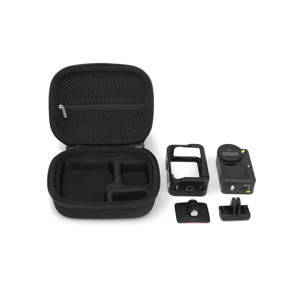 Lemxiee Custodia rigida per DJI Osmo Action 6 Cover Accessori + [2+2+2 Pezzi] Pellicola Vetro Temperato per DJI Osmo Action 6 Protettiva Case - immagine 6
