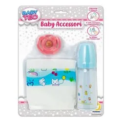 Biberon giocattolo "Magico"con ciuccio e pannolino BABY TEO 80237 - immagine 1