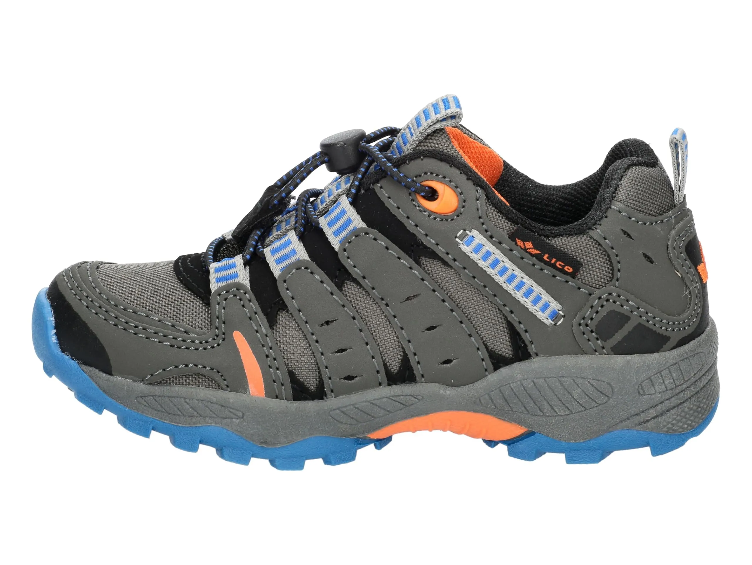 Lico Scarpe da Trekking Unisex per Bambini Fremont, Grigio, Blu, Arancione, 35 EU - immagine 2